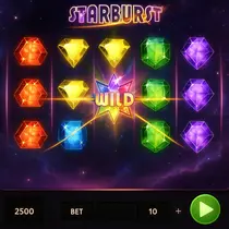 SpinBetter - Starburst Slot Game - Vibrant Gems and Re-Spins